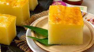 Baked Cassava Cake | Nyonya Bingka Ubi | Bingka Ubi | Baked Tapioca Cake | Nice Simple Nyonya Kuih