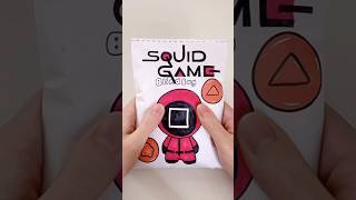 Squid game⭐️Dalgona cookie イカゲーム#paperdiy #papercraft #blindbag #squidgame #squidgame2 #asmr #イカゲーム