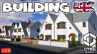 The Start Of My First UK City.... LIVE! | Building and Chills! CITIES SKYLINES 2