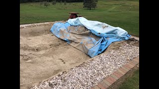 OldGuyDIY Remove Disassemble 16 x 32 Kayak Swimming Pool Part 2. Mission Accomplished 4 Men 6 Hours