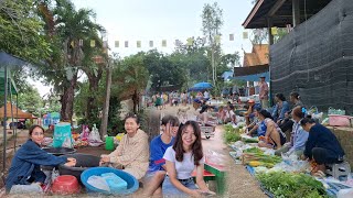 ตลาดนัดไทย-ลาว #วิถีคนริมโขง อาหารพื้นบ้านตามฤดูกาล #เขมราฐ #อุบลราชธานี