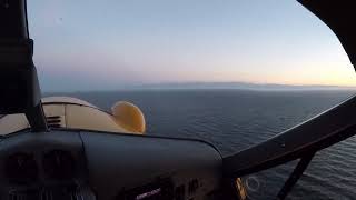 Jim the Pilot Flight in a DeHavilland Beaver Seaplane over Pacific Ocean Waters