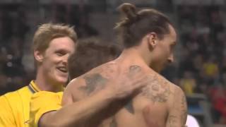Sweden Vs England 4 2   Zlatan Ibrahimovic Unbelievable Bicycle Goal with Stan Collymore commentary