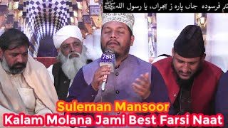 Tanam Farsooda Jaan Para Ze Hijra Ya Rasool Allah(S.A.W) Best Farsi Naat | Suleman Mansoor |
