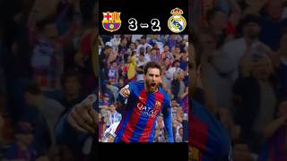 Barcelona 3-2 Real Madrid | Laliga 2017 | Highlights #shorts #football #youtube