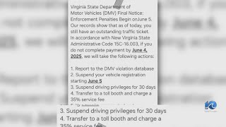 Virginia DMV warns customers of text scam after recent messages