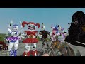 all golden roblox rainbow friends vs all diamond roblox rainbow friends in garry s mod