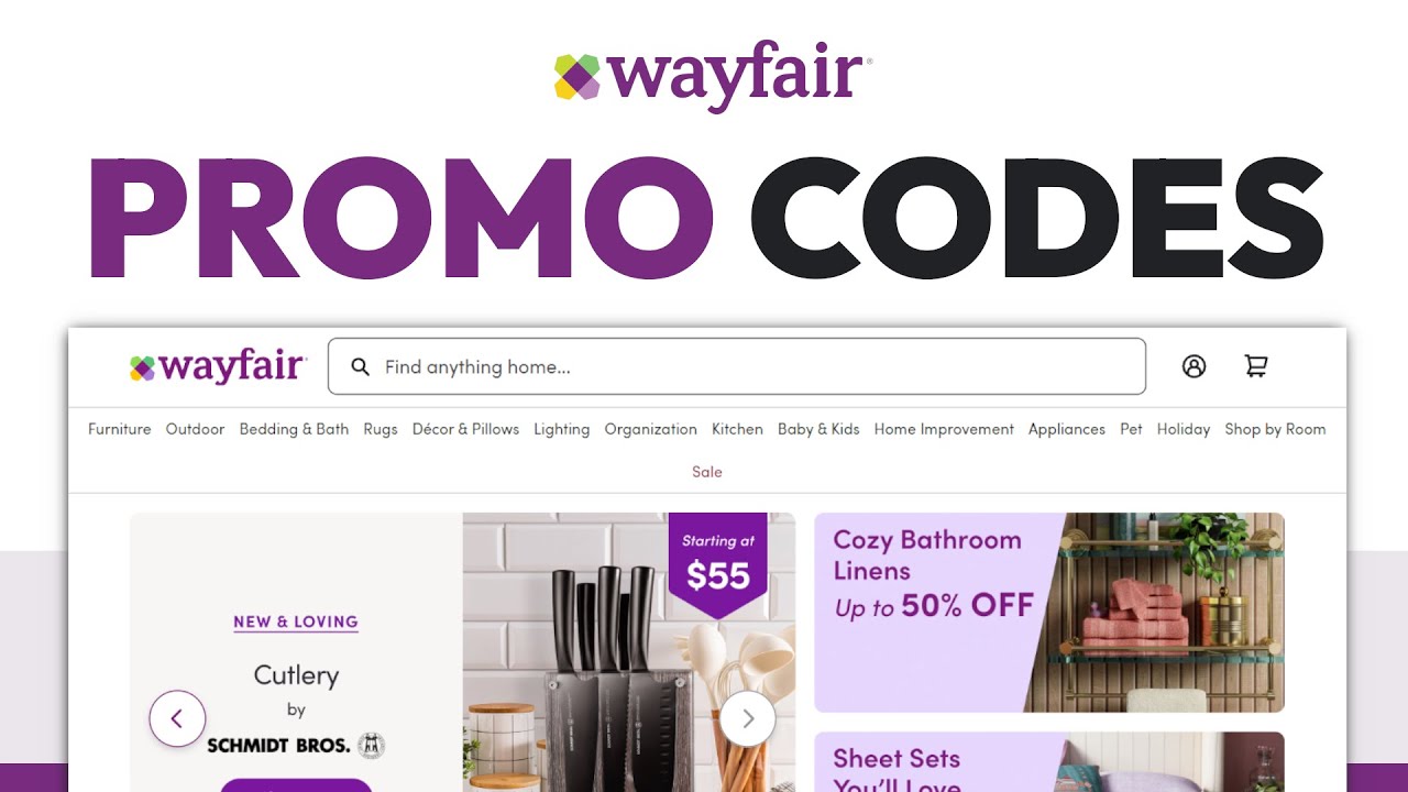 Wayfair Promo Codes - TOP 3 COUPONS (2024) - YouTube