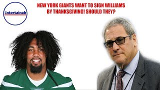 New York Giants- Dave Gettleman wants to sign Leonard Williams before Thanksgivi