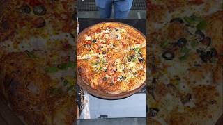 Bahubali Pizza 🍕 || Delhi Street Food 😋 || Unique food of Delhi #shorts #pizza #foodvideo