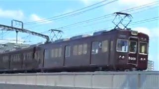 2017.09.08 阪急 5300系5319F 準急河原町行き 通過 相川駅 阪急電鉄 阪急電車