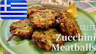 【Zucchini Meatballs】ギリシャ在住シェフが作る【コロキソケフテデス】