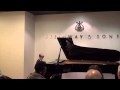 Ben Fairman performs Strange Things Happen - at Steinway Hall, London