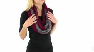 Roxy Twisted Knit Infinity Scarf | SwimOutlet.com