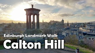 Calton Hill, Edinburgh【4K】| Scotland Landmark Walk 2021