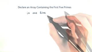 First Five Primes - Intro to Java Programming