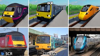 SCR Trains in real life: Express, Waterline and Airlink (2022) | #robloxscr