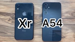 Samsung Galaxy A54 vs iPhone Xr