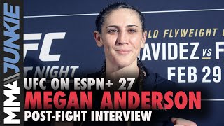 UFC on ESPN+ 27: Megan Anderson post fight interview