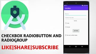 Radio Button And Checkbox Validation Using Java Code In Android || Android Studio || 2021