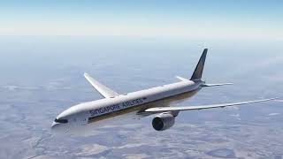 Singapore Airlines Flight 321 - Extreme Turbulence Animation