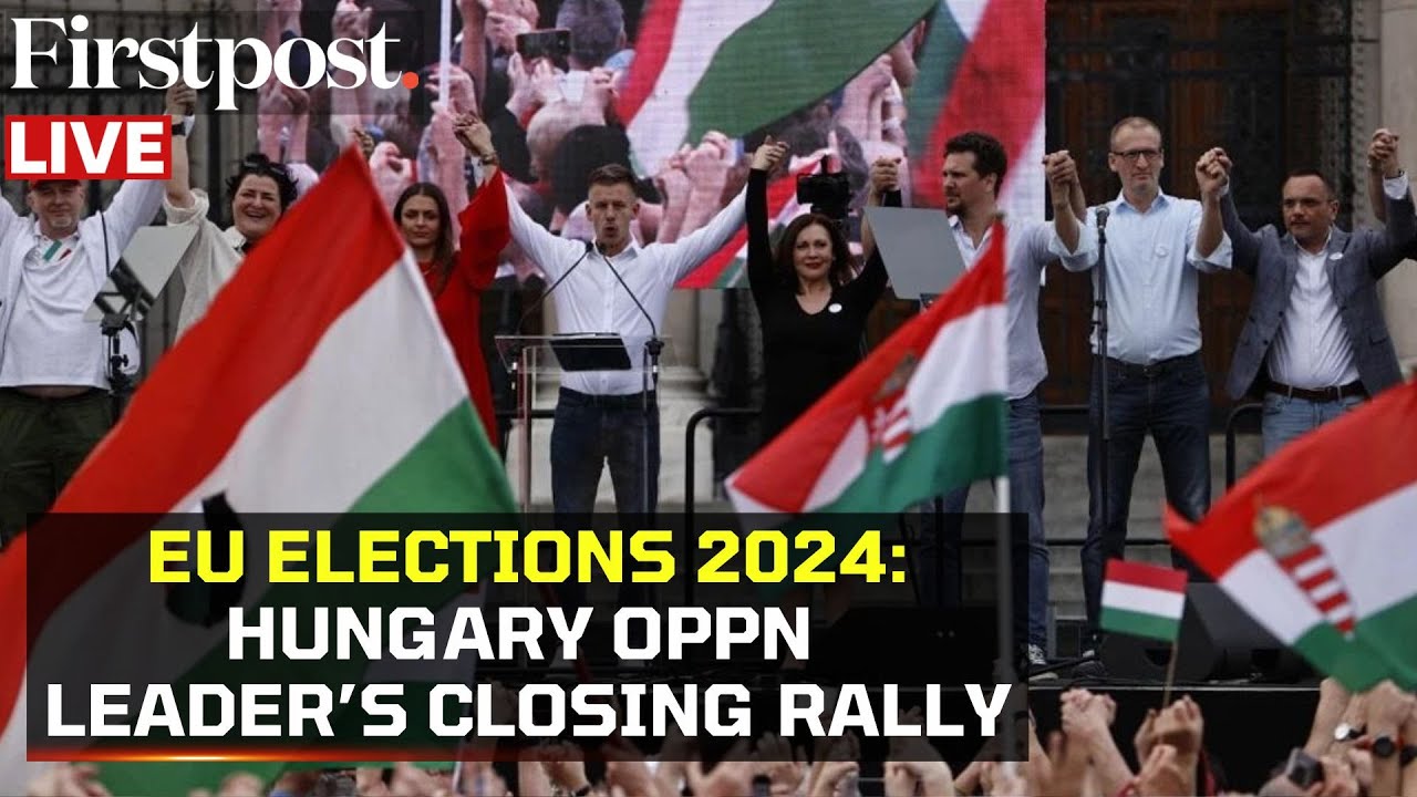 Live Hungary Opposition Leader Peter Magyar Holds Political Rally
