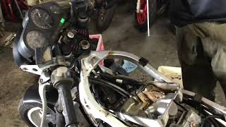 33924 VT250Z エンジン始動動画