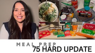 Meal prep | 75 hard update