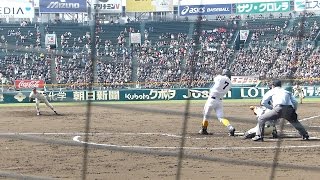 秀岳館 山下竜哉・二塁打２本!!(作新学園戦/第89回センバツ 2回戦)