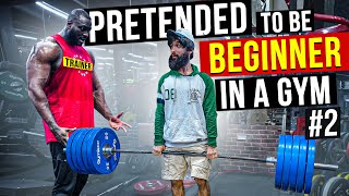 Elite Powerlifter Pretended to be a BEGINNER in a GYM #2 | Anatoly gym prank