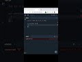 Program to sort an array in JavaScript #shorts