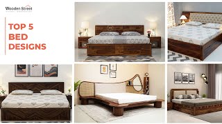 Top 5 Bed Design | Best Wooden Bed Design | 5 Best Bed Design | Wooden Street