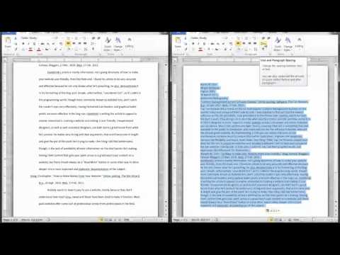 Word: How to Create an Annotated Bibliography Word: How to Create an Annotated Bibliography