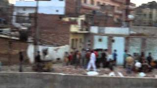 Anti encroachment drive along swarn rekha river in gwalior