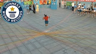 Most ropes skipped - Guinness World Records