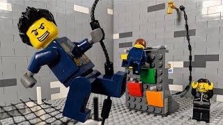 LEGO City Police School Fail 2 STOP MOTION LEGO Police Parkour | LEGO City | Billy Bricks