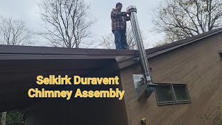 Selkirk Duravent Chimney Assemble and Install