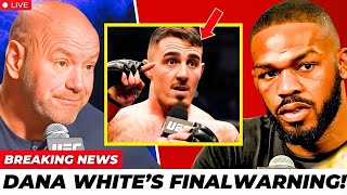 3 MINS AGO: Dana White’s FINAL WARNING to Jon Jones – \