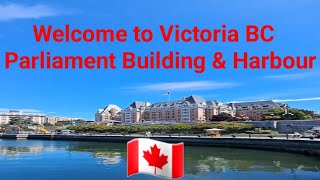 Welcome to Victoria BC Parliament Building \u0026 Harbour  🇨🇦  ,#victoria ,#parliament ,#canada,#shorts,