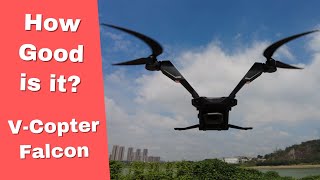 V-Copter Falcon 4K Camera Bi-Rotor Bi-Copter Aerial Filming Drone