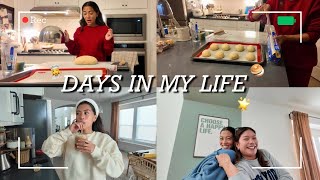 DAYS IN MY LIFE💕 i'm making bagels for the first time, grocery haul, lots of cooking, early workout