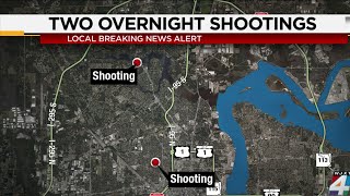 Breaking: 2 overnight shootings under investigation