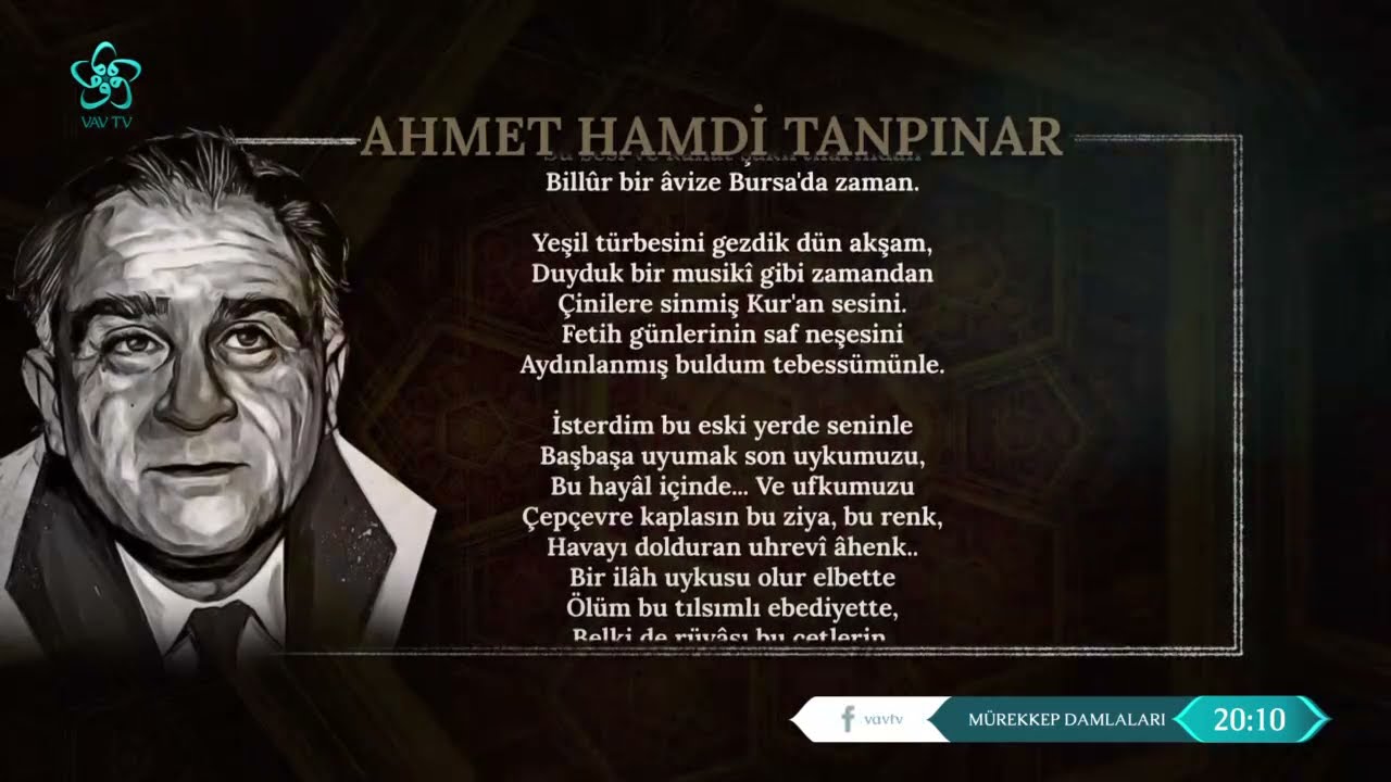 Bursa'da Zaman | Ahmet Hamdi Tanpınar (Okuyan: Enes Yıldırtan) - YouTube