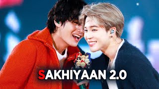 BTS  Sakhiyan2.0 | VMIN | Akshay Kumar | BellBottom | BANGTAN BTS| HINDI SONG MIX | fmv | Bollywood