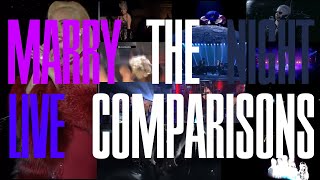 Marry The Night - Live Comparisons 2017