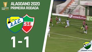 Coruripe 1x1 CSE | 1° RODADA - ALAGOANO 2020