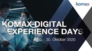 Komax Digital Experience Days 2020