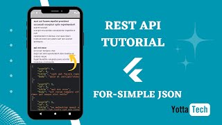 Flutter REST API Integration: Fetching and Displaying Simple JSON Data | Tutorial