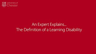 An Expert Explains… The Definition of a Learning Disability