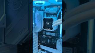 7800x3D Complete White Setup #7800x3d #gaming #beast #trending